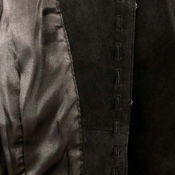 Hal Rubenstein Suede Jacket w/ whip-stitching - Picture 7 of 8